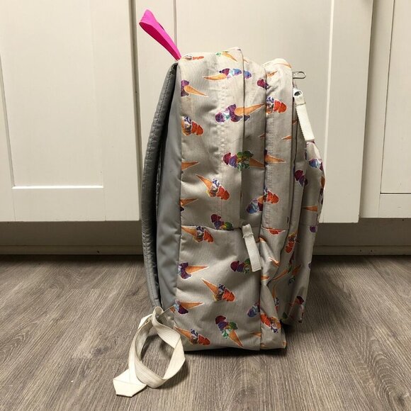 Jansport Rainbow Ice Cream Backpack Bookbag Student Bag Carry On Travel Novelty - Picture 6 of 13